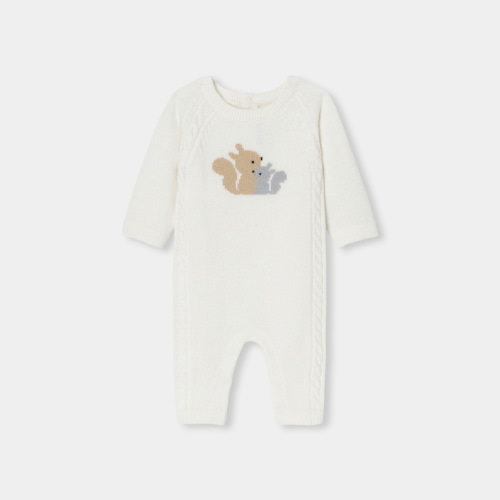 Baby boy jumpsuit in jersey knit