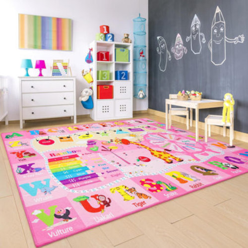 Kids Rugs with ABC animal patterns | Wayfair