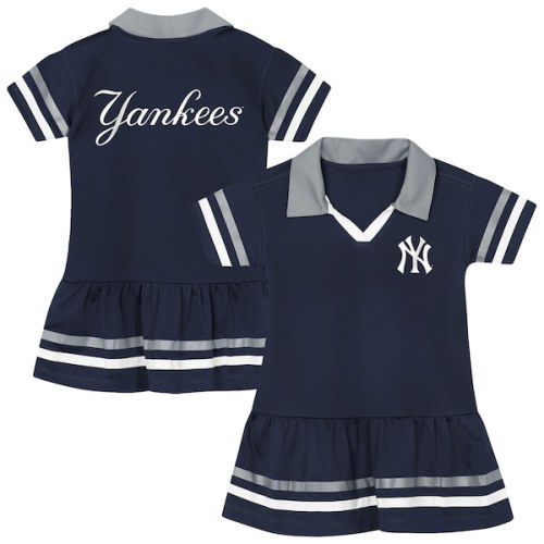 New York Yankees Outerstuff Preschool Big League Hit Dress - Navy