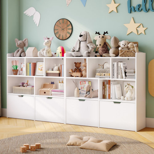 Ophelia & Co. Toy Storage Organizer, Bookshelf, Toy Storage Cabinet, Toddler Bookcase Cabinet | Wayfair