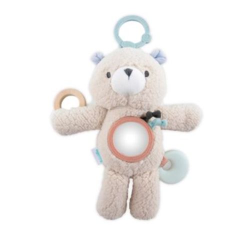 Ingenuity™ Nate Activity Lovey Plush Bear in Tan - TAN - PLUSH TOY