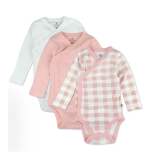 3-Pack Organic Cotton Long Sleeve Side-Snap Bodysuits | Honest Baby Clothing