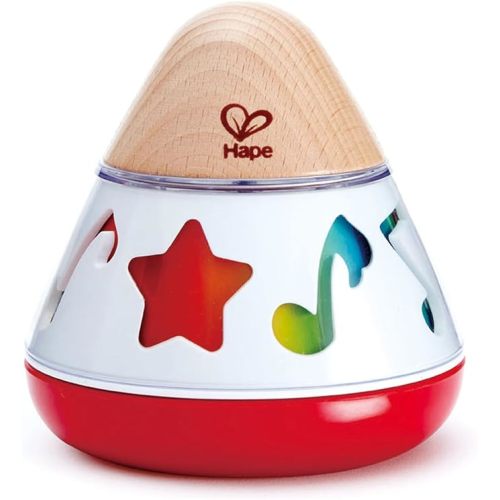 Hape E0332 Rotating Baby Music Box, Spin & Play The Music, Battery Not Needed, 40 x 40 Cm, Multicolor