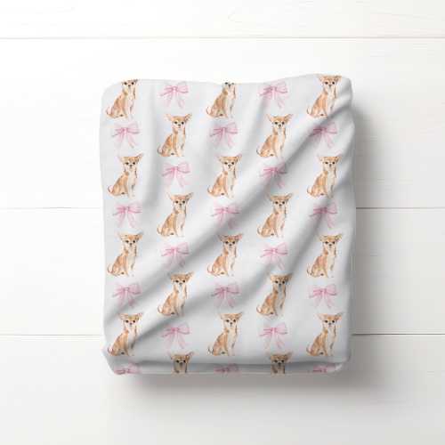 Chihuahua Baby Blanket , Dog Lover Blanket, New Baby Gift, Dog Nursery Decor, Dog Blanket, Gift for Chihuahua Mom,Puppy Nursery Baby shower