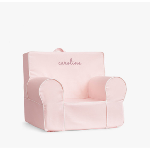 Anywhere Chair®, Pearl Twill With White Piping