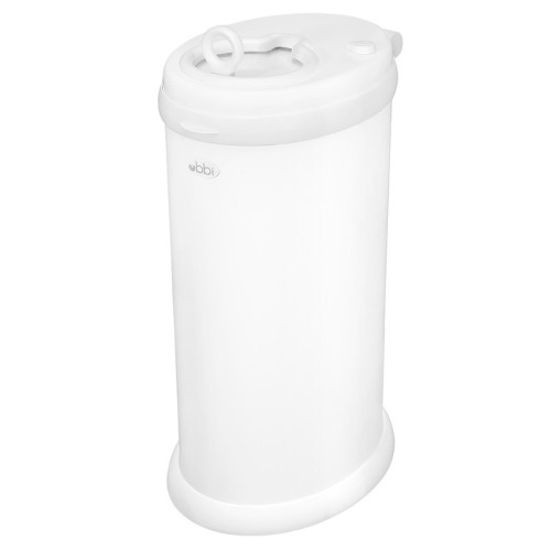 Ubbi Diaper Pail Matte White