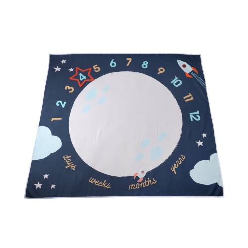 Baby Milestone Space Mat Blanket with Gift Box | 100cm x 90cm