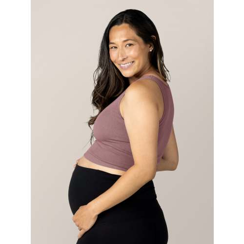 Sublime® Bamboo Maternity & Nursing Longline Bra Top | Twilight - Kindred Bravely