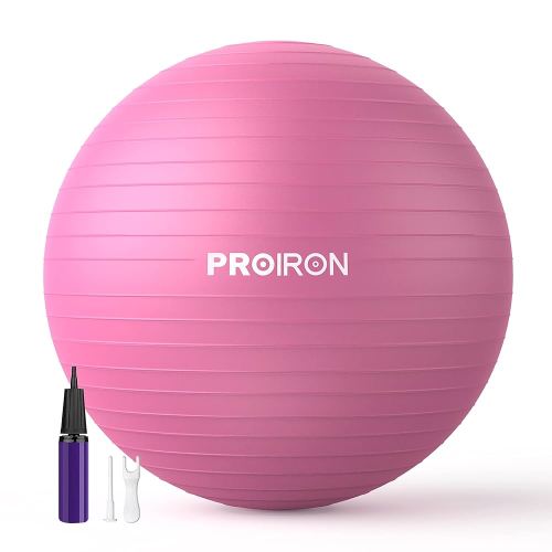 PROIRON Exercise Ball Anti-Burst Yoga Ball Chair with Quick Pump Slip Resistant Gym Ball Supports 500KG Balance Ball for Pilates Yoga Birthing Pregnancy Stability Gym Workout Training : Amazon.com.au: Sports, Fitness & Outdoors