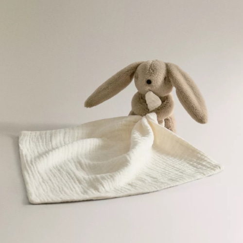 CHILDREN'S RABBIT BLANKET TOY