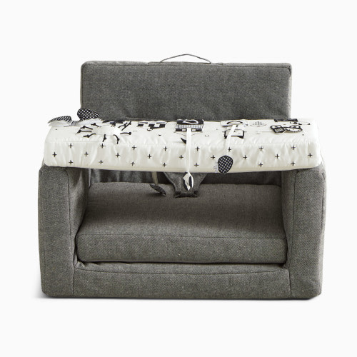 Wonder & Wise Rolling Along Square Chair - Gray