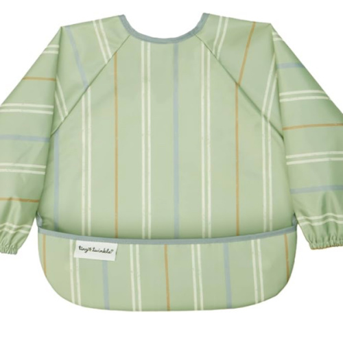 Amazon.com: Tiny Twinkle Long Sleeve Bib for Babies & Toddlers | Waterproof Smock Bib for Eating | Machine Washable & Mess-Proof Feeding Essentials | Newborn Shower Gift (Gingham, Small 6-24 Months)
