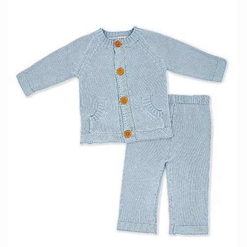 Baby Boys 2 Piece Knit Cardigan Set