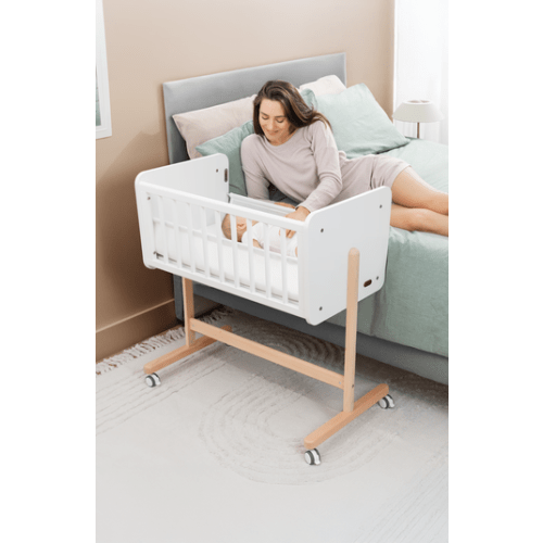 Wooden Bedside Bassinet Sleeper