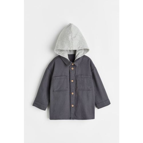 Hooded Twill Shirt