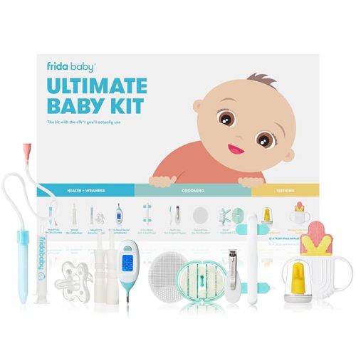 Frida Baby Ultimate Baby Kit, 10 Piece Newborn & Infant Essentials Gift Set