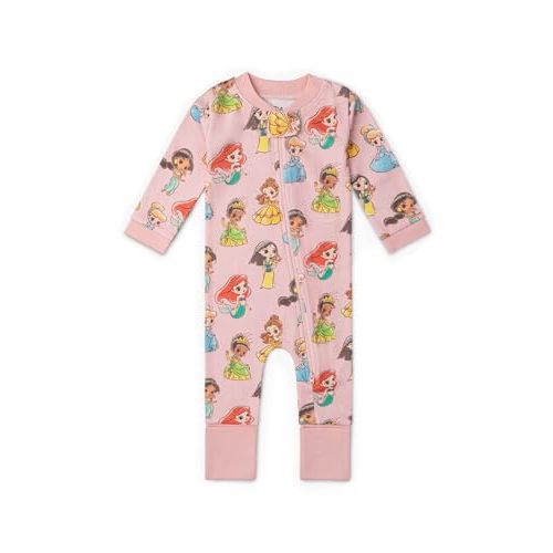 MONICA + ANDY One Piece Baby Pajamas, 100% Organic Baby Clothes for Girls and Boys, Sizes For Newborn and Infant