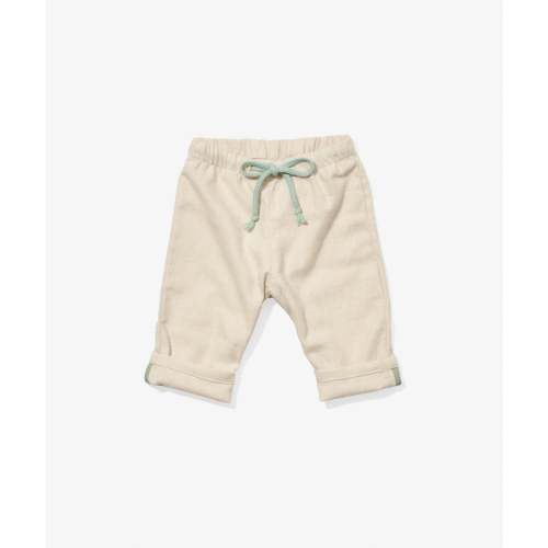 Bowie Baby Pant, Oatmeal Flannel