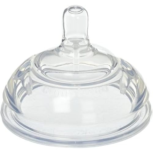 Comotomo Replacement Nipples in Slow Flow for Ages 0-3 Months: Total of 4 Replacement Nipples