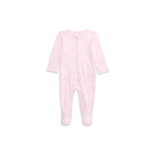 Baby Girl's Print Footie