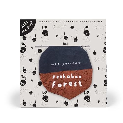 Peekaboo Forest: Baby's First Crinkle Peek-A-Book - Lift the flap! (Wee Gallery Peekaboo Cloth Books, 1)