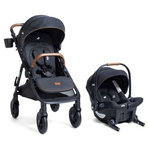 Joie Caraway Whirl and Mint Latch Travel System - Shale