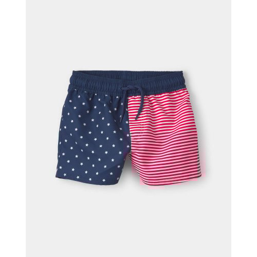 Toddler Boy American Flag Swim Trunks - Red/White/Blue | Carter's