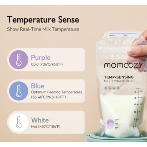Momcozy Breastmilk Storage Bags - White, 120