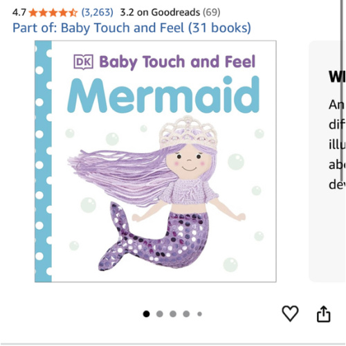 Baby Touch and Feel Mermaid: An Interactive Ocean Princess Board Book