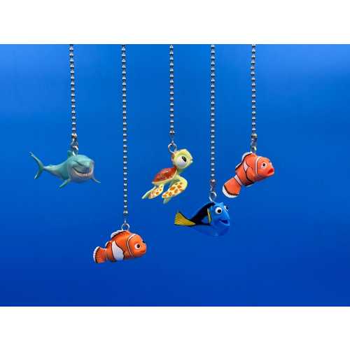 Finding Nemo Characters Ceiling Fan/Light Pull Chains - Nemo, Dory, Squirt, Bruce, Marlin
