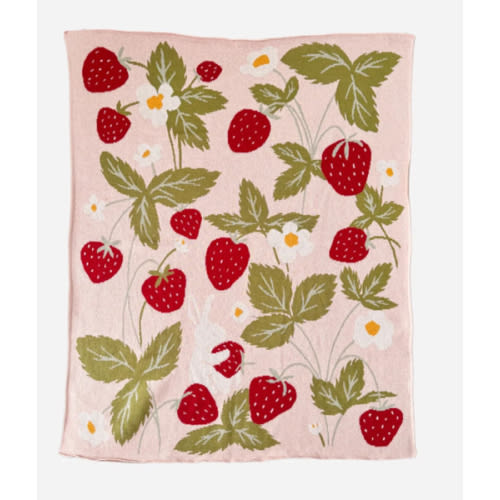 Cotton Strawberry Blanket
