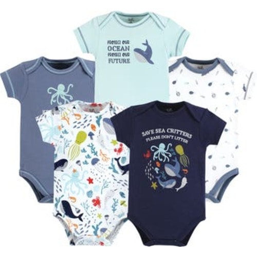 Organic Cotton Bodysuits, 12-18M