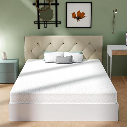FDW 6 Inch Gel Memory Foam Mattress Medium-Firm Mattress for Pressure Relief & Cooler Sleep Mattress for Kid Adults CertiPUR-US Certified Mattress in a Box, Twin