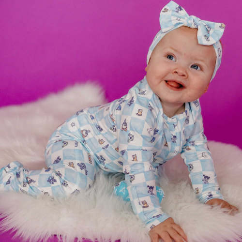 Zip-Up Footie Pajama - Monsters, Inc. Medley