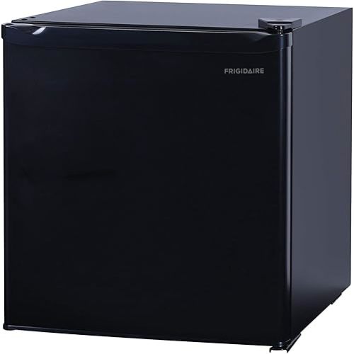 FRIGIDAIRE EFR115 Mini Refrigerator - Energy Saving - CFC Free - Slide Out Shelves - Ideal for for Dorm, Office, RV, Garage, Apartment - 1.6 Cubic Feet, Black