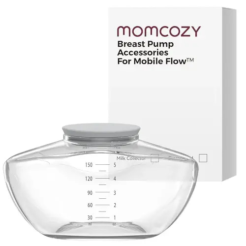 Momcozy Original Replacement Accessories for Upgraded Mobile Flow | Upgraded M9,Original Upgraded M9 Breastfeeding Parts,Container, 1 Pack