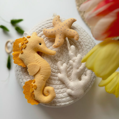 Play gym hanging toys, Felt Montessori toys, Baby shower and newborn gift, Montessori play gym, Pregnancy gift, Toddler activity centre toys