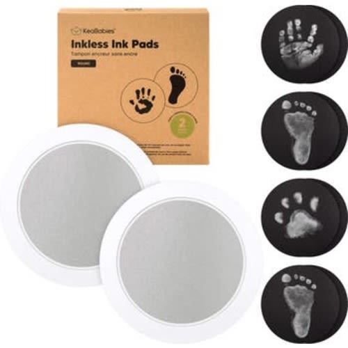 2-Pack Round Inkless Ink Pads, Medium