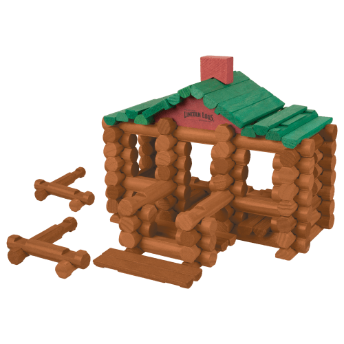 K'Nex Lincoln Logs 111-Piece Set 100th Anniversary Tin for Kids