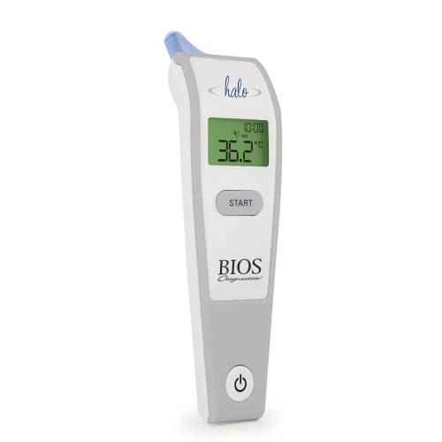 Bios Diagnostics Halo Digital Infrared Ear Thermometer, 1-Second Reading