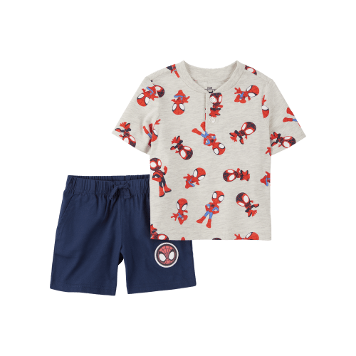 Baby 2-Piece Spider-Man Outfit Set - Heather/Navy - Carter's | Carter's