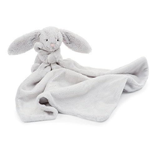 Jellycat Bashful Grey Bunny Baby Security Blanket