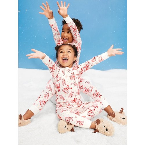 Printed Snug-Fit Pajama Set for Toddler & Baby