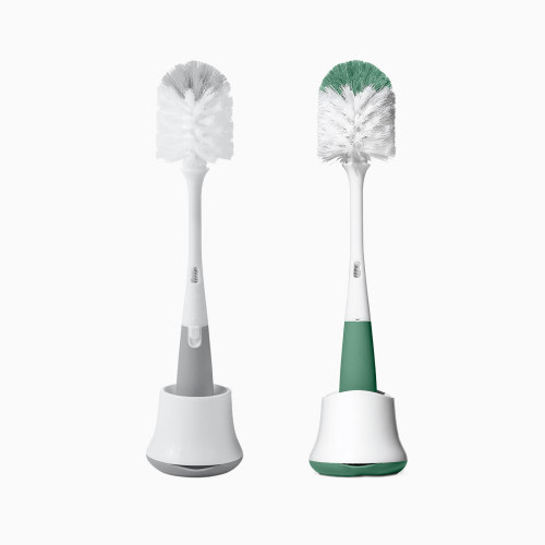 OXO Tot Bottle Brush with Stand - Sage And Grey, 2