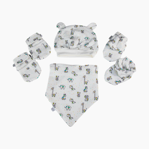 Darlyng & Co. Newborn Essentials 6 Piece Gift Set - Animal Print