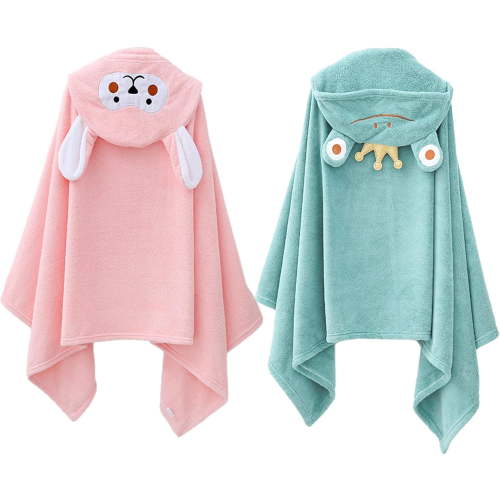 Toddler Towels with Hood 27.5"X55" Thick Hooded Baby Bath Towels for Boy Girl 2-Pack Super Soft Absorbent Toddler Bath Towel Baby Beach Towel Set for Babies, Infant, Newborn Essential