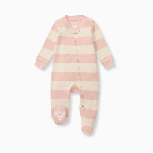 Burt's Bees Baby Organic Sleep & Play Footie Pajamas - Pink Sand, 3-6 M