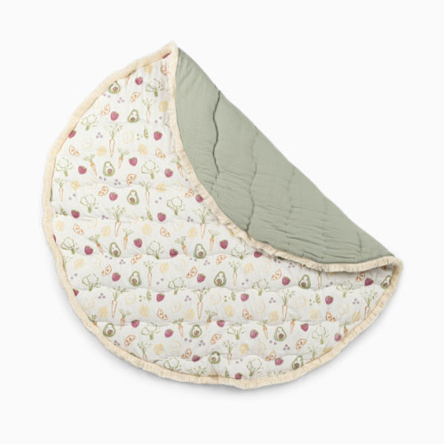 Cotton Quilted Playmat - Clementine Fruits & Veggies