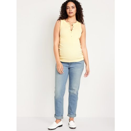 Maternity Full-Panel Wow Boyfriend Jeans