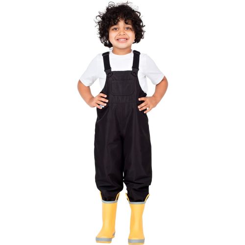 JAN & JUL Waterproof Rain Bib Pants, Overalls for Toddlers and Kids
